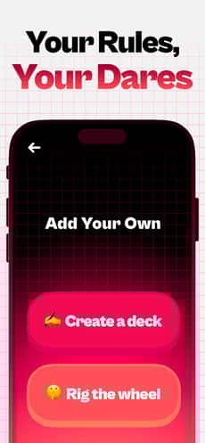 Screenshot Truth or Dare app