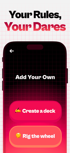 Screenshot Jujur atau tantangan app