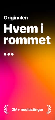 Screenshot Hvem i rommet app
