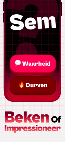 Screenshot Doen, Durf of de Waarheid app