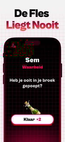 Screenshot Doen, Durf of de Waarheid app