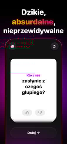 Screenshot Kto najprawdopodobniej app