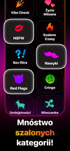 Screenshot Kto najprawdopodobniej app
