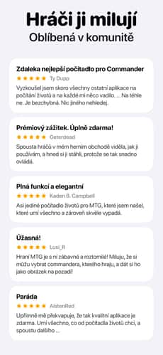 Screenshot Počítadlo životů MTG: Lotus app