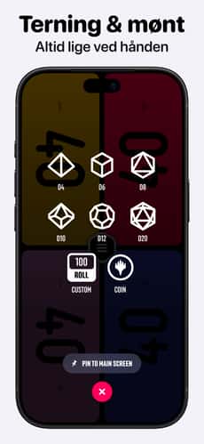 Screenshot MTG Livtæller: Lotus app