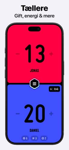 Screenshot MTG Livtæller: Lotus app