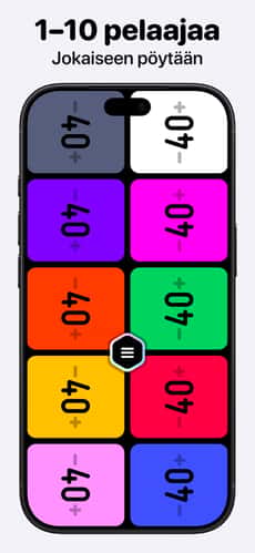 Screenshot MTG-elämälaskuri: Lotus app