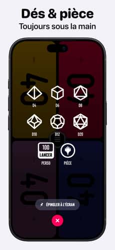 Screenshot Compteur de vie Magic MTG : Lotus app