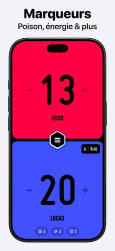 Screenshot Compteur de vie Magic MTG : Lotus app