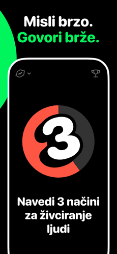 Screenshot 5 sekundi pravila app