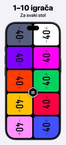 Screenshot MTG brojač života: Lotus app