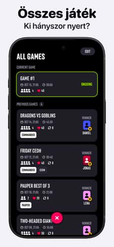 Screenshot MTG életszámláló: Lotus app