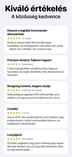 Screenshot MTG életszámláló: Lotus app
