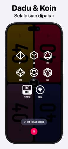 Screenshot Penghitung Life MTG: Lotus app