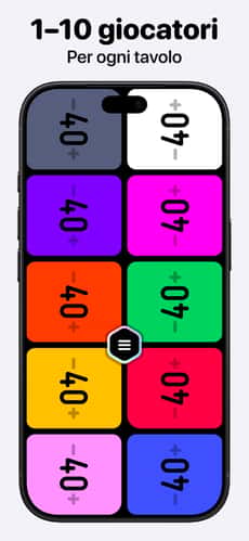 Screenshot Contatore di vita MTG: Lotus app