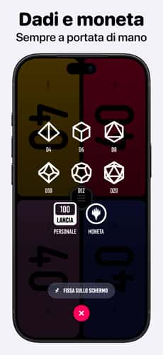 Screenshot Contatore di vita MTG: Lotus app