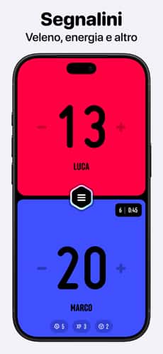 Screenshot Contatore di vita MTG: Lotus app