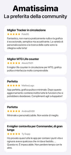 Screenshot Contatore di vita MTG: Lotus app