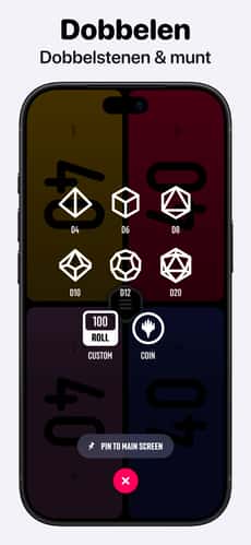 Screenshot MTG Levensteller: Lotus app