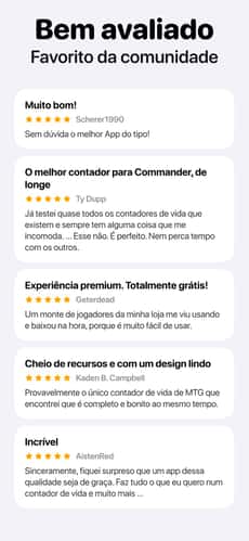 Screenshot Contador de Vida MTG: Lotus app