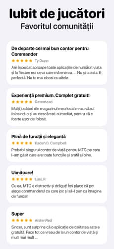Screenshot Contor de viață MTG: Lotus app