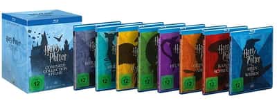 Harry Potter Blu-ray Box mit allen Filmen