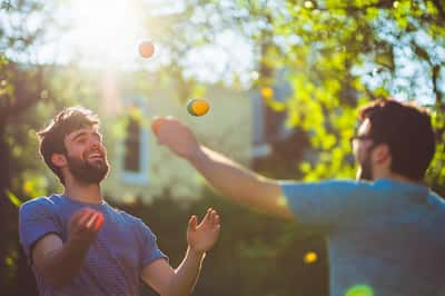 Egg Toss Competition