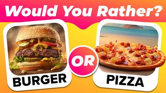 Would You Rather ...? Junk FOOD Quiz 🍔🍟