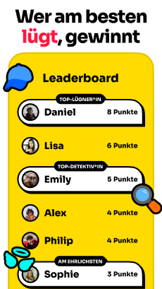 Screenshot 2 Wahrheiten und 1 Lüge app