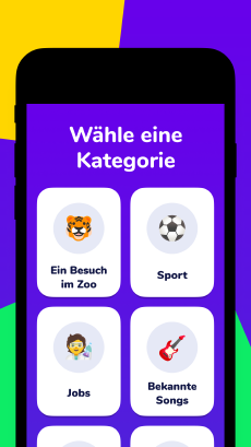 Screenshot Scharade app