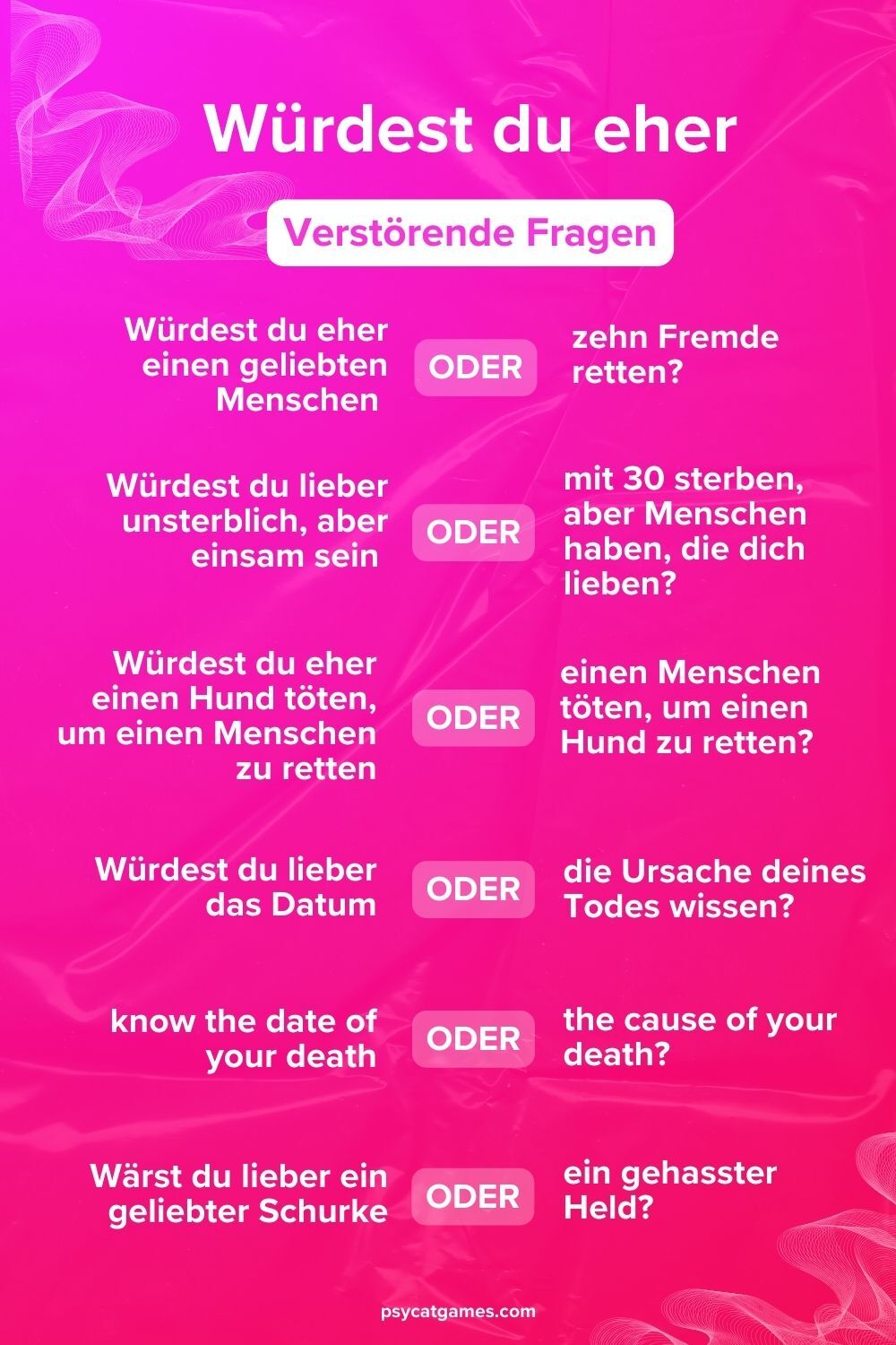 Dark Würdest du eher? Questions