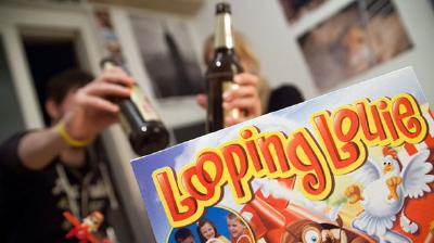 Looping Louie als Trinkspiel mit Bier