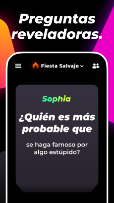 Screenshot Quién es Más Probable app