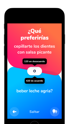 Screenshot ¿Qué Prefieres? app