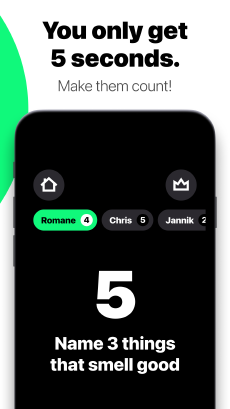 Screenshot 5 sekundi pravila app