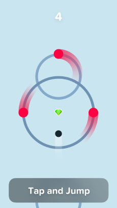 Screenshot Circle Jumps app