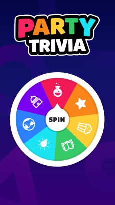 Screenshot Party Trivia app