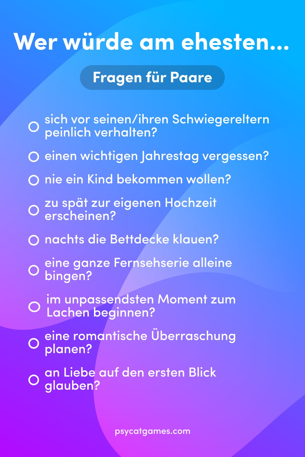 Wer Würde Eher Fragen Extrem Ab 18 250+ Beste "Wer würde eher"-Fragen für jede Party 😃