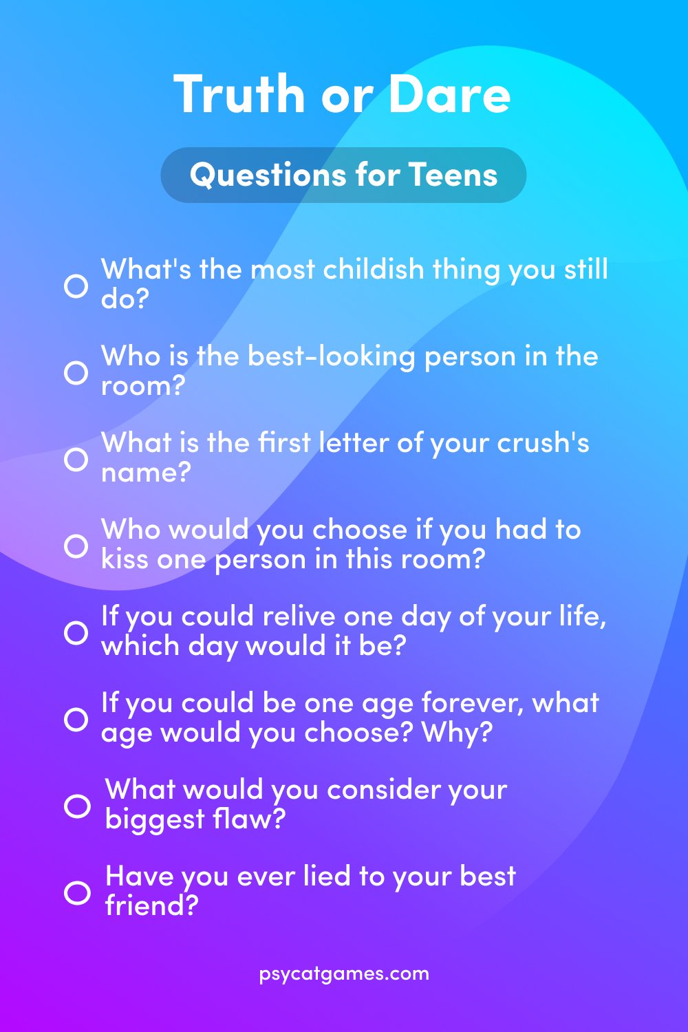 180+ Funny Truth Or Dare Questions For Teens
