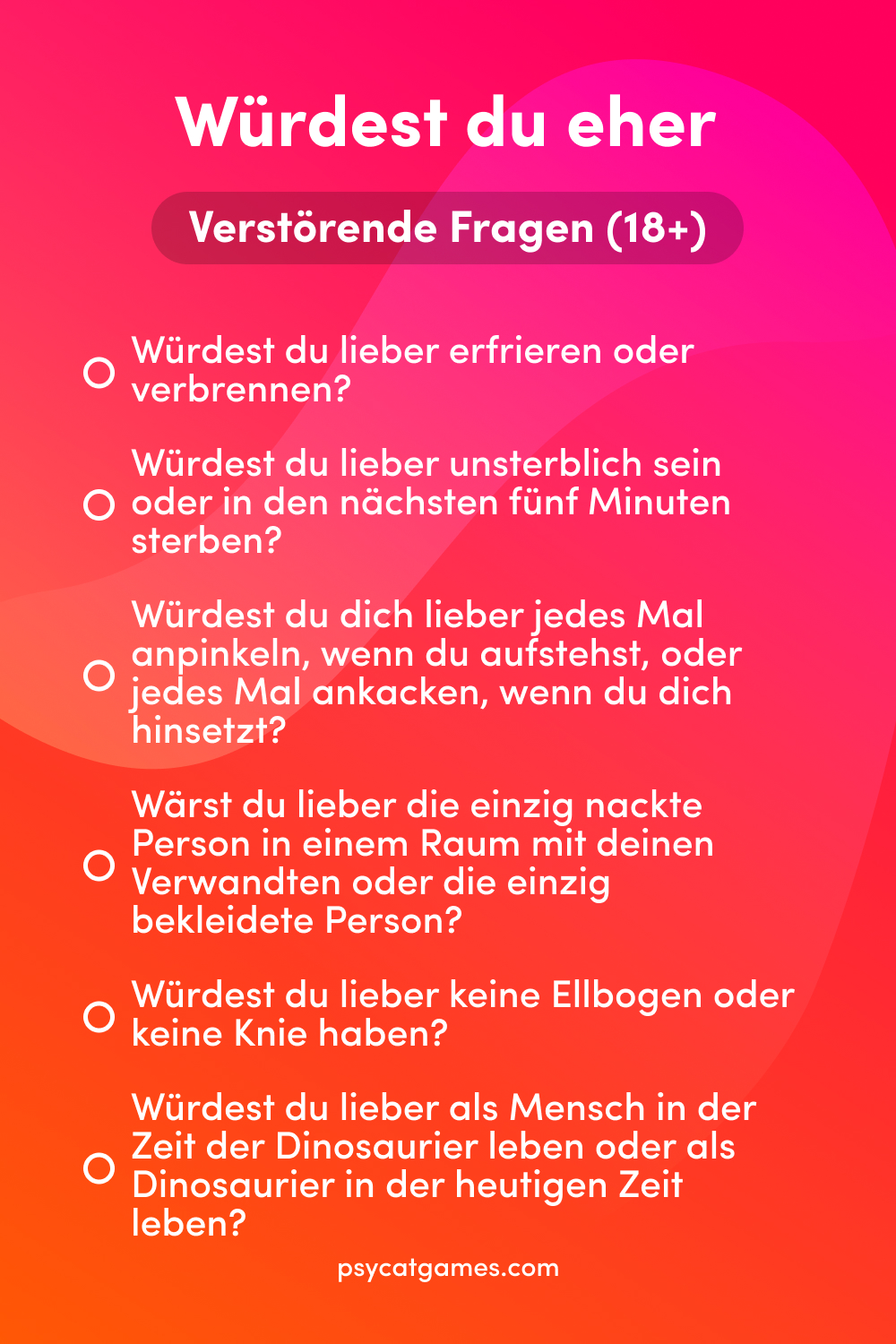 Würdest Du Eher Fragen 18 500+ "Würdest du eher?"-Fragen für einen lustigen Abend 🤣