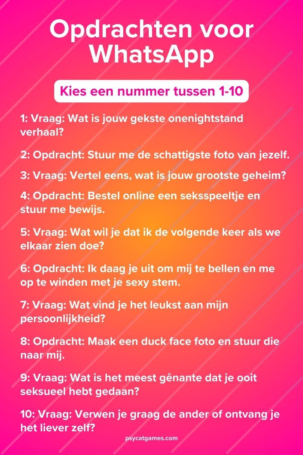 Kies een getal